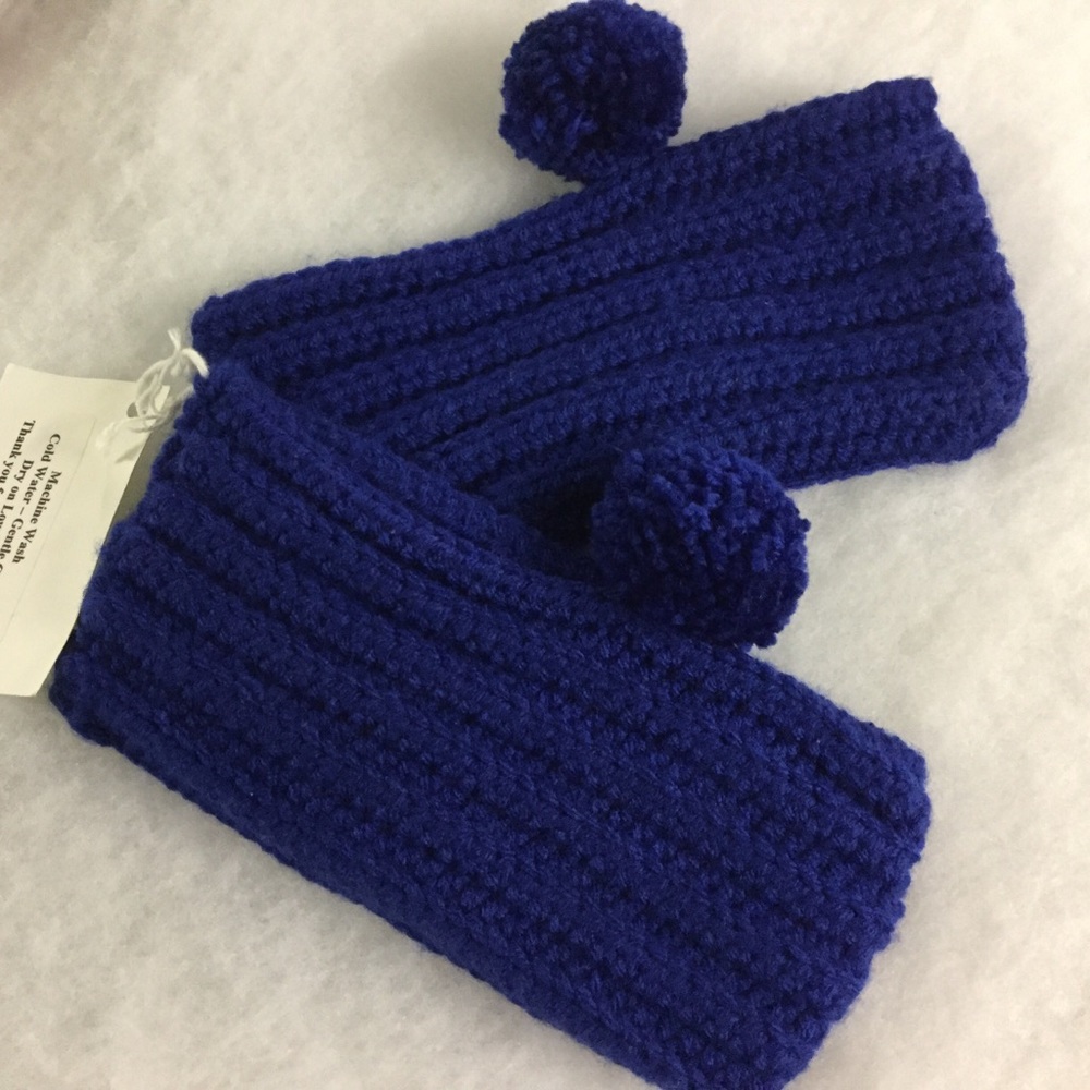 Shoes -Crochet Slippers Children’s Boys Royal Blue.  NWT. Kids pajamas